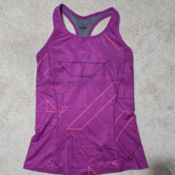 Nike Pink Dri-FIT Tank Top - Picture 1 of 12